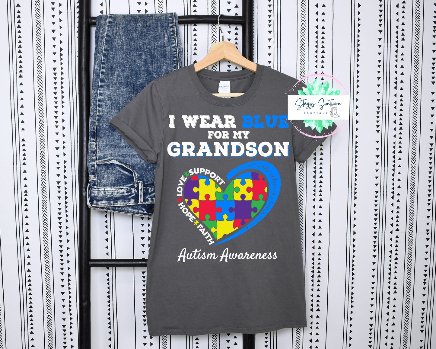 WEAR BLUE FOR MY GRANDSON