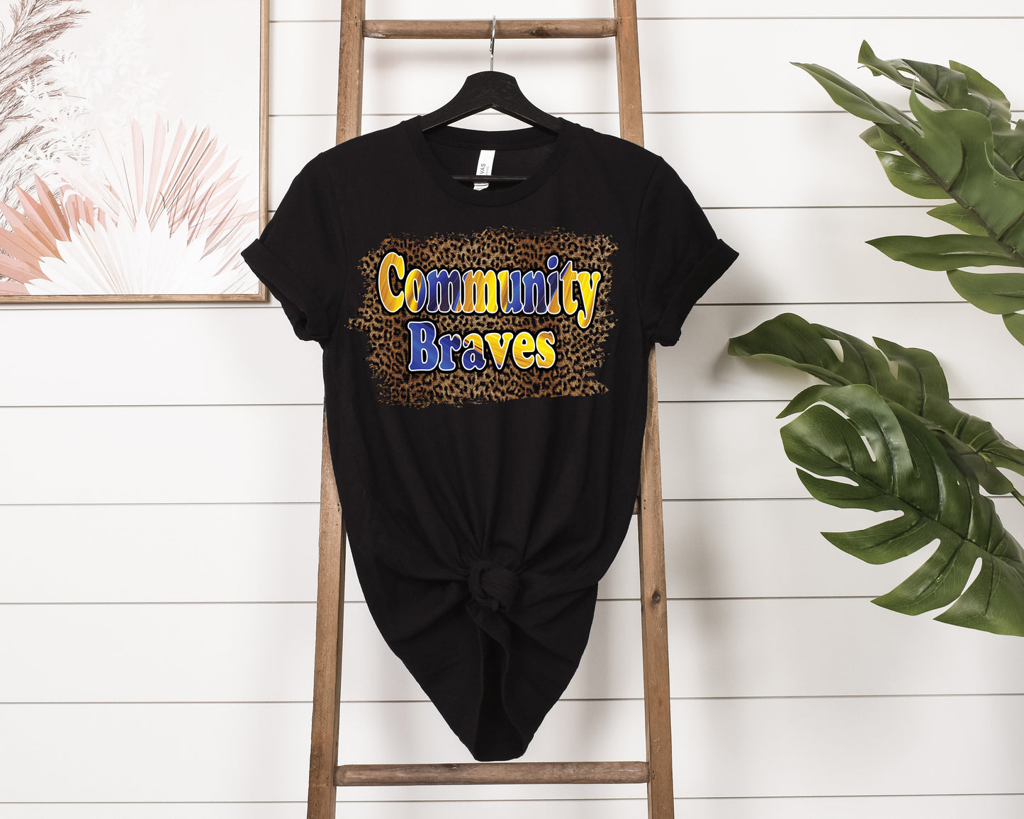 Community Brave Ombre Cheetah Custom Tee