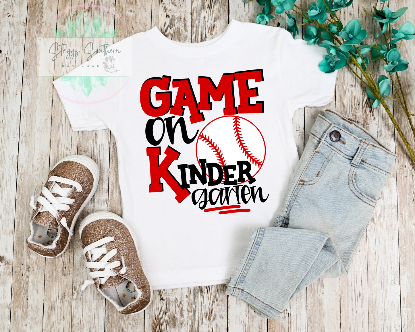 Game On Kindergarten Custom Tee