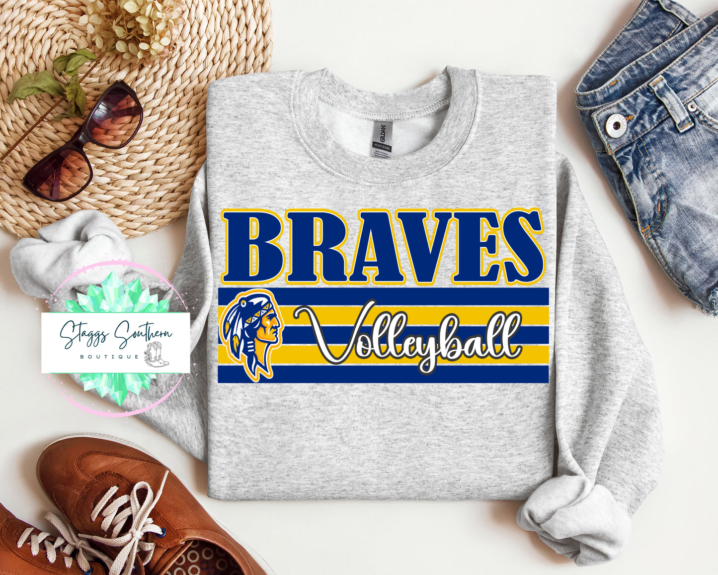 Braves Volleyball Sweatshirt