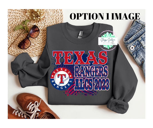 TEXAS RANGERS (Multiple Options)