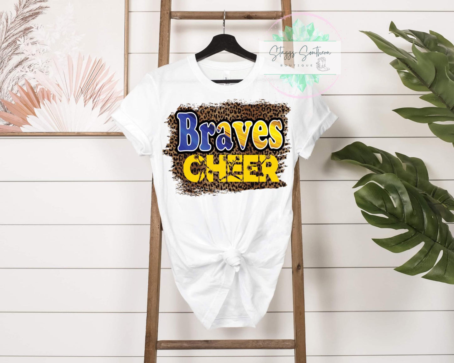 Braves Custom Cheer Spirit Tee