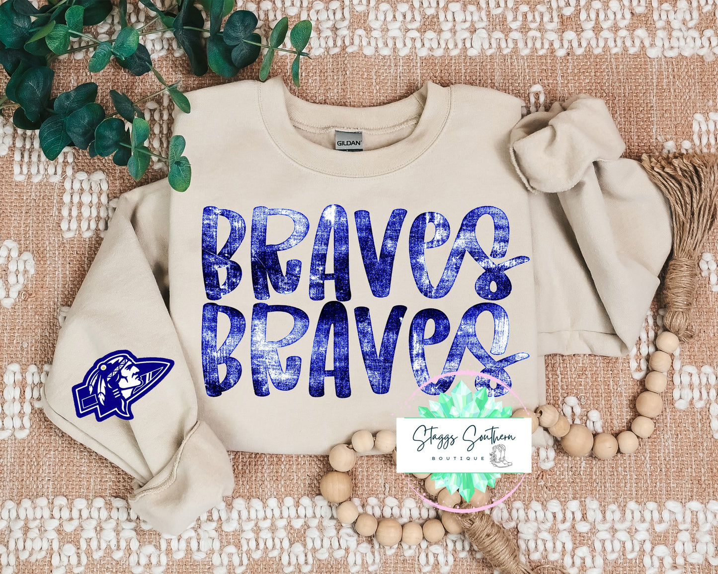 Braves Vintage Denim Look
