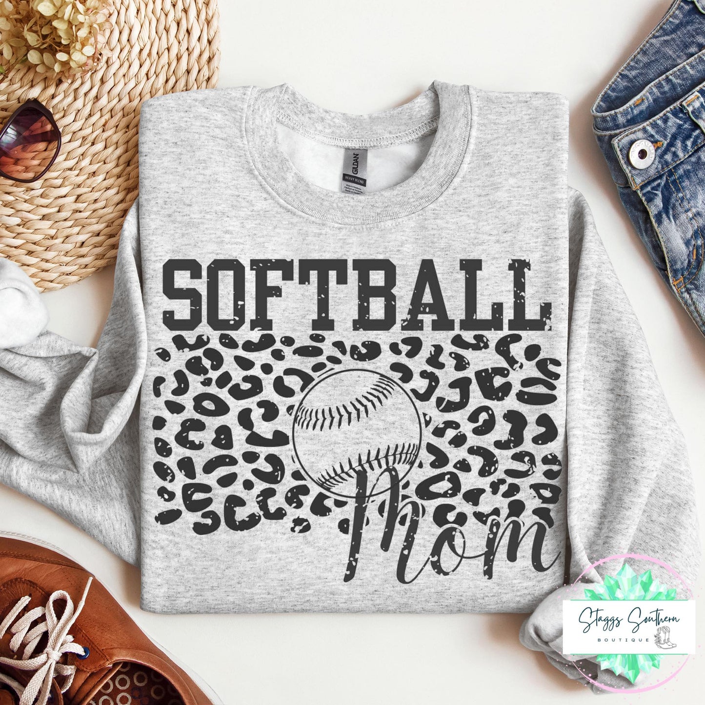 Sotball/Baseball Mom Cheetah