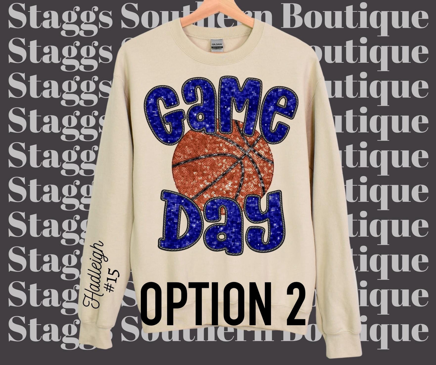 BASKETBALL PRINTED SEQUIN