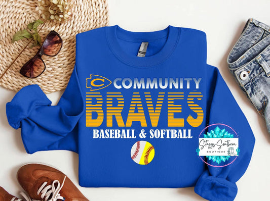 Community Braves baseball & softball