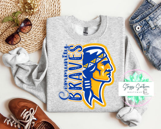 Community Braves Sweatshirt