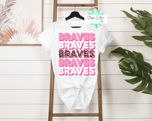 Braves (Pink, White, Cheetah)