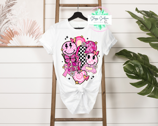 Retro pink Custom Tee