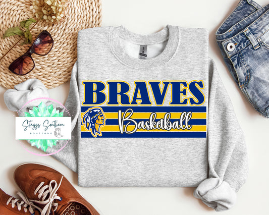 Braves Basketball Sweatshirt