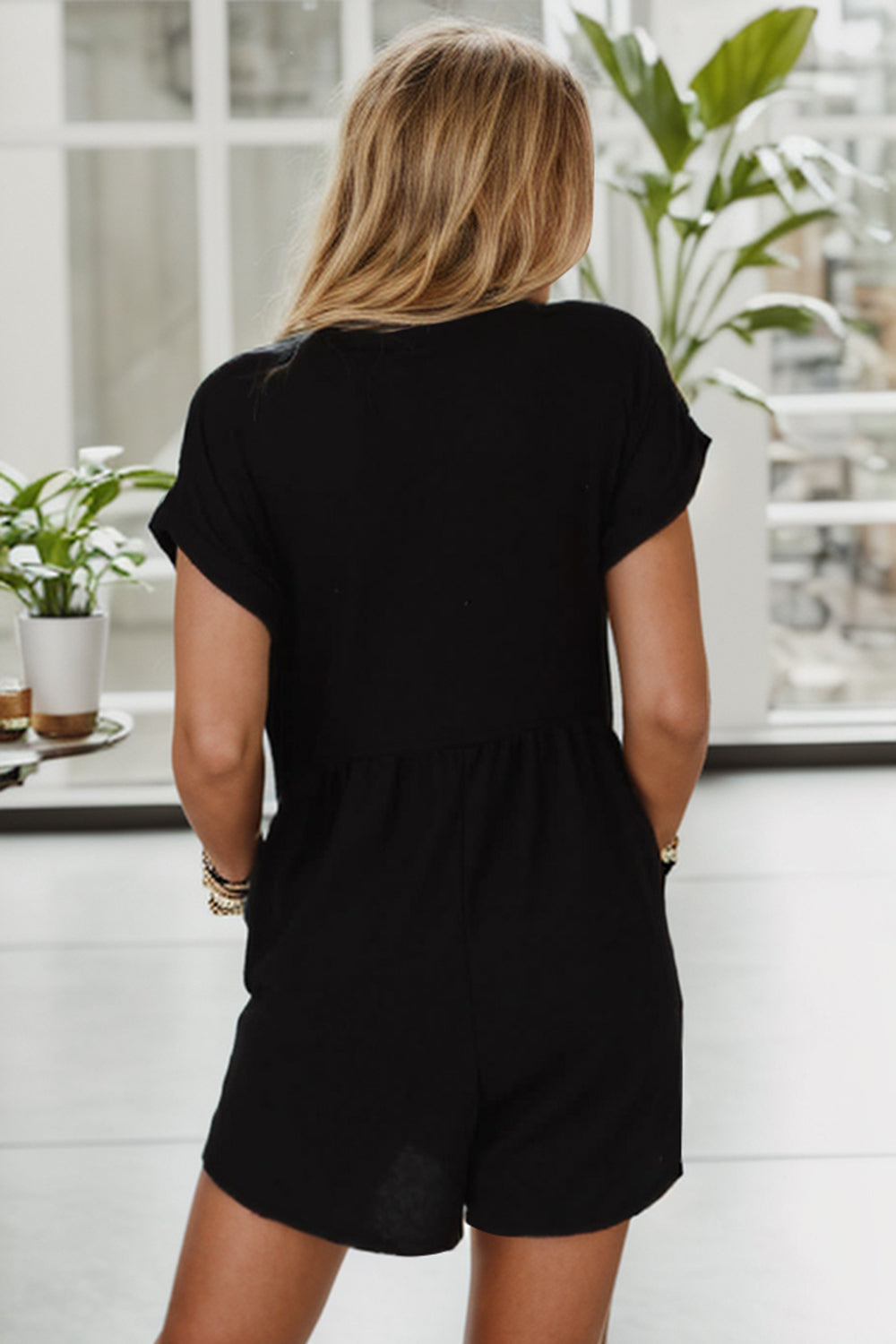 Midnight Casual Romper