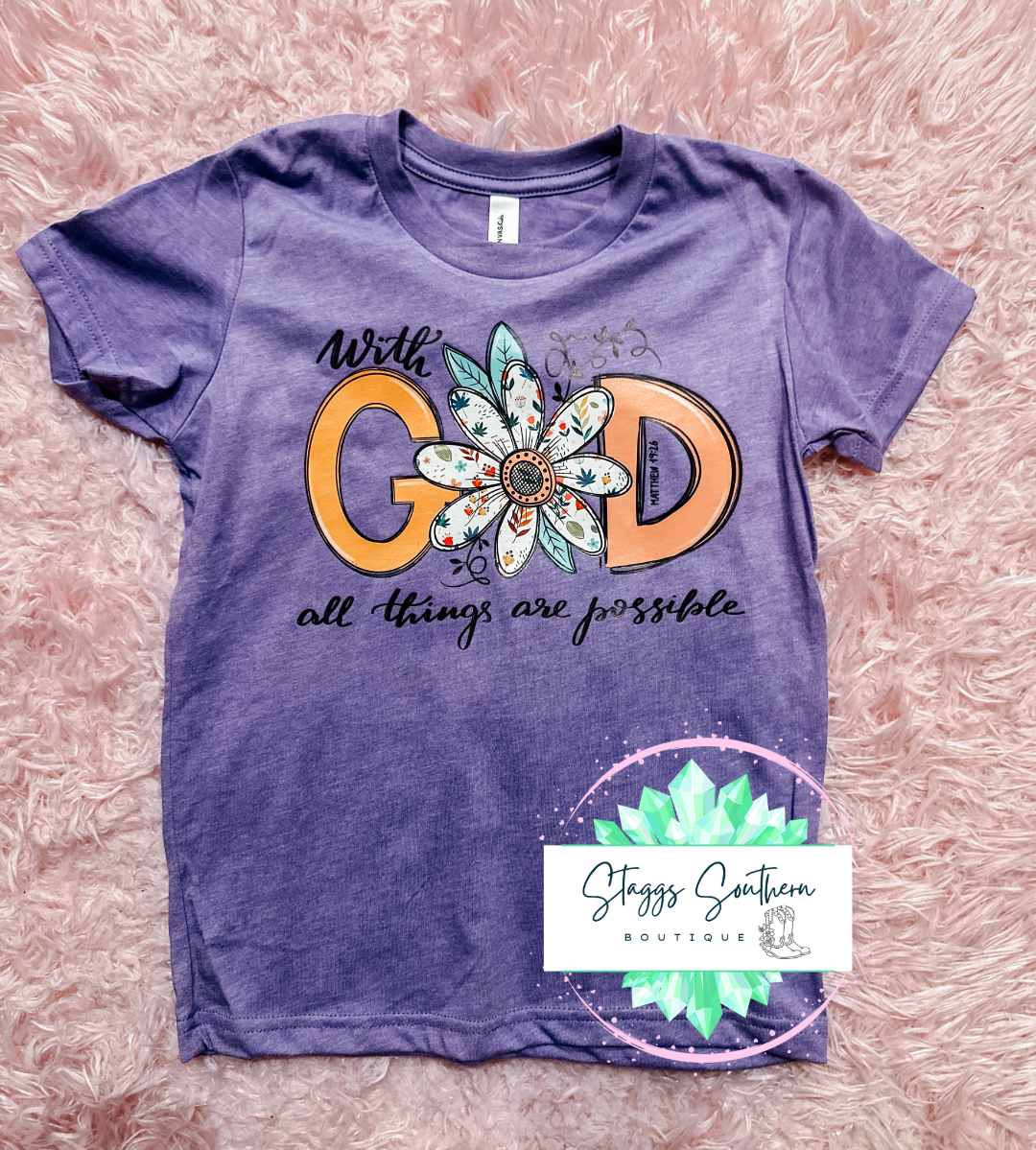 With God All Things Are Possible Tee