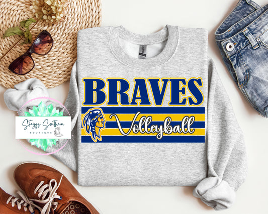 Braves Volleyball Sweatshirt