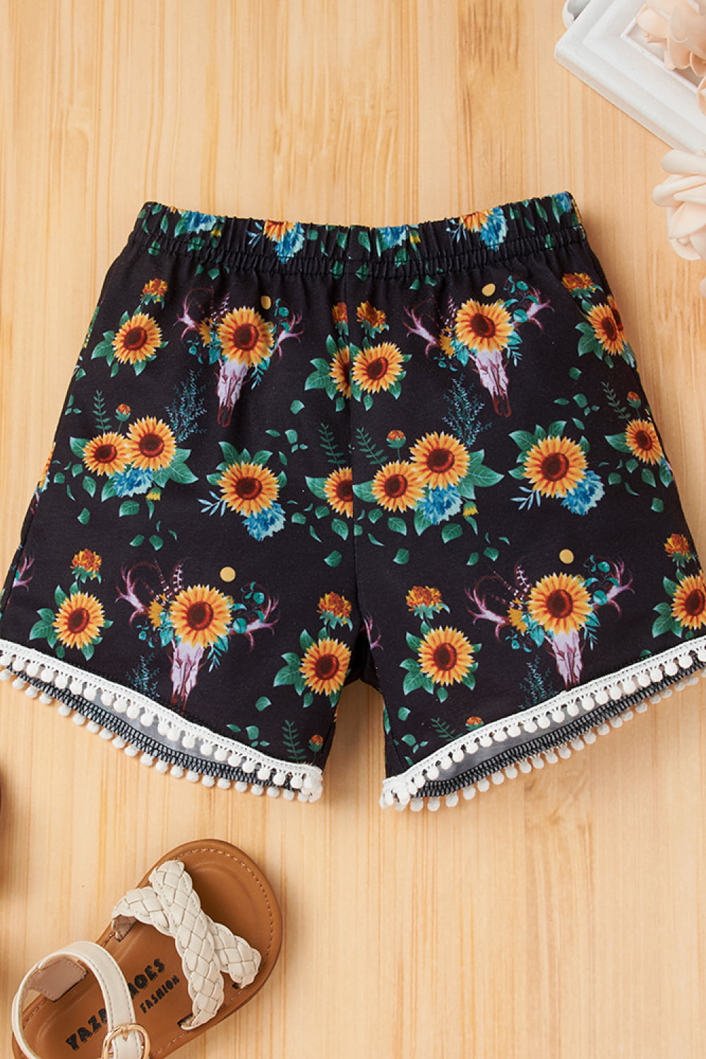 Be wild graphic tee and shorts set