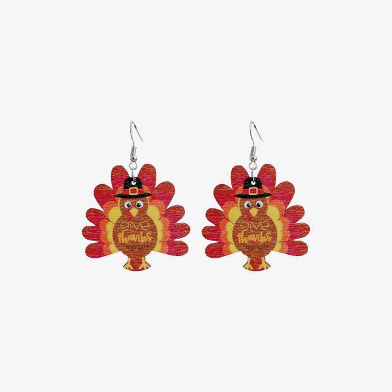 Thanksgiving Turkey Earrings