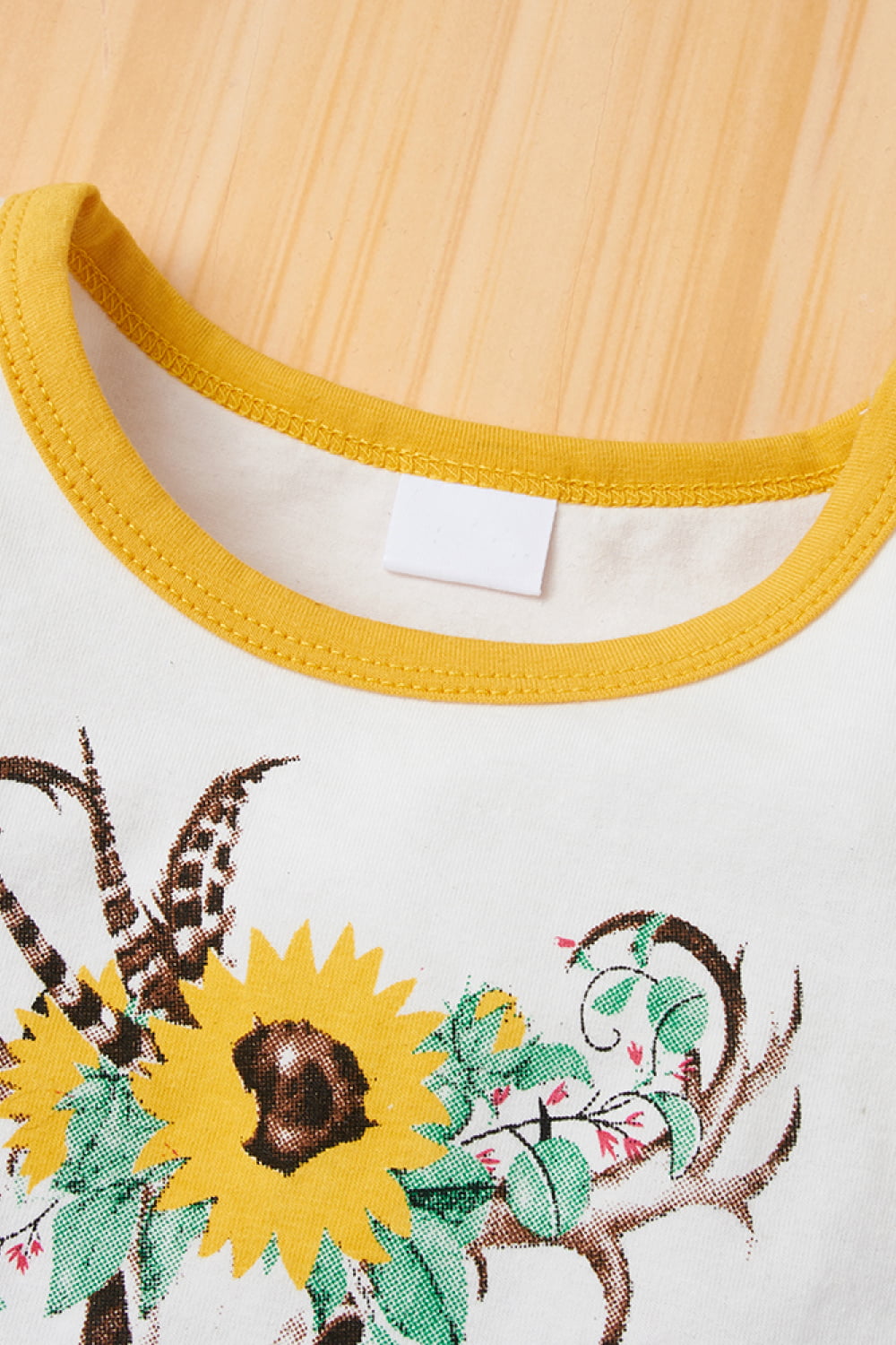 Be wild graphic tee and shorts set