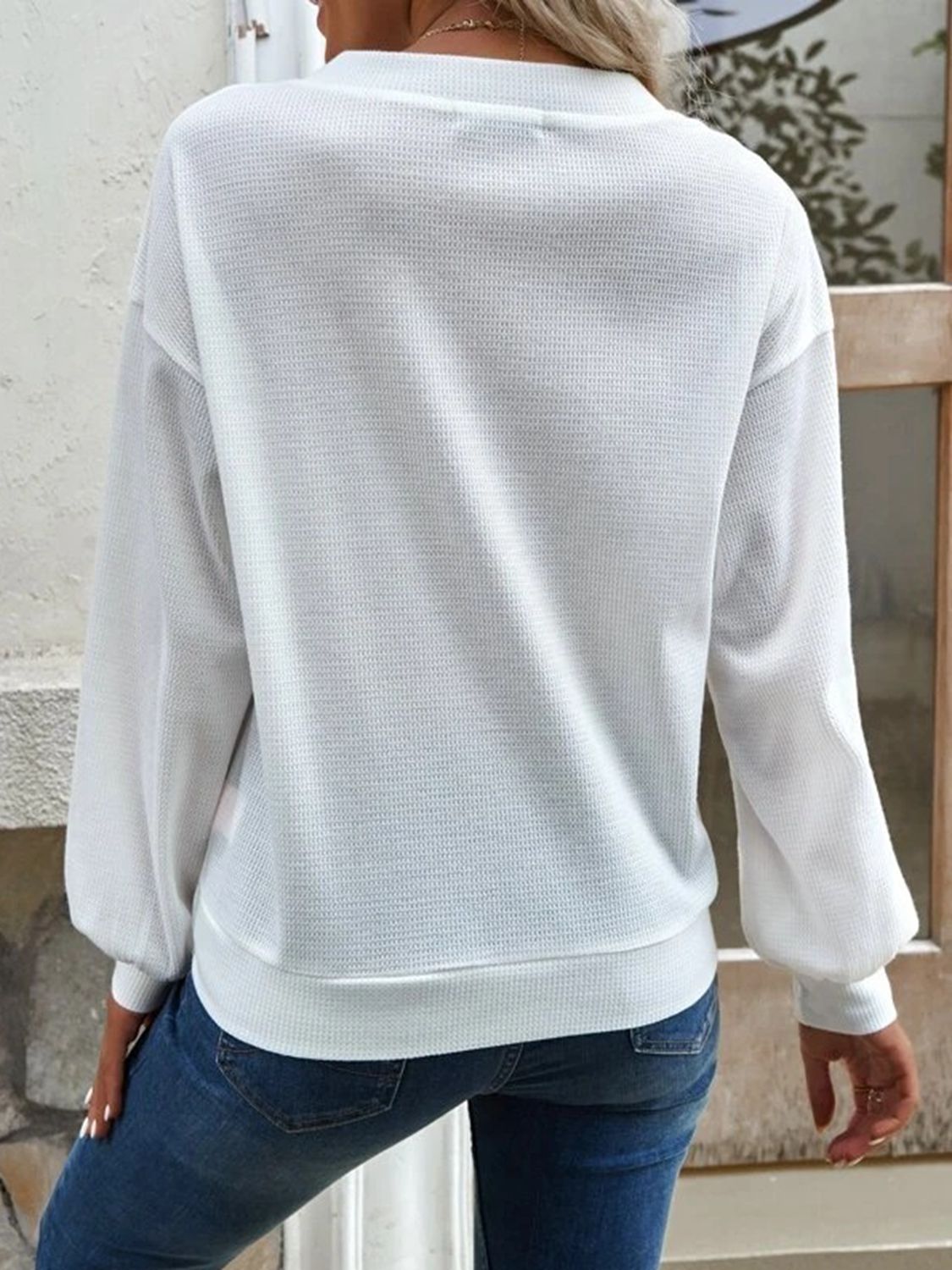 Dropped Shoulder Blouse