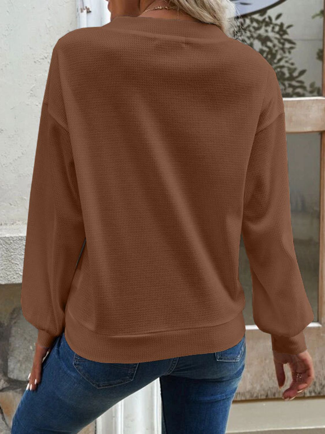 Dropped Shoulder Blouse