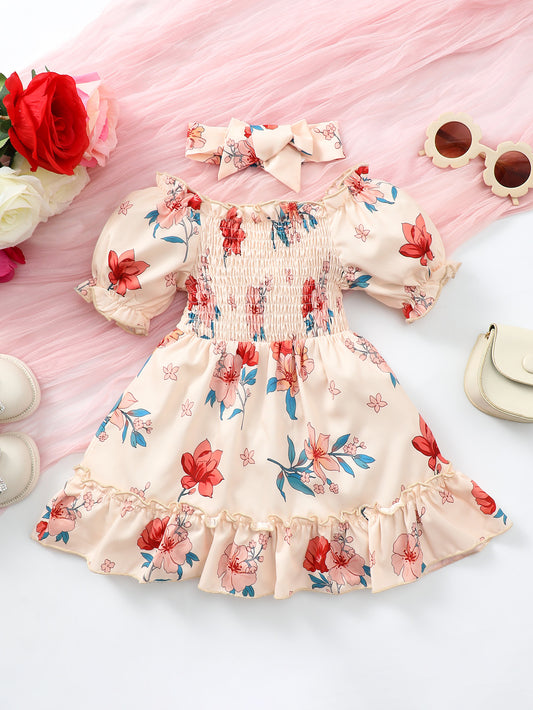 Floral Ruffle Dress