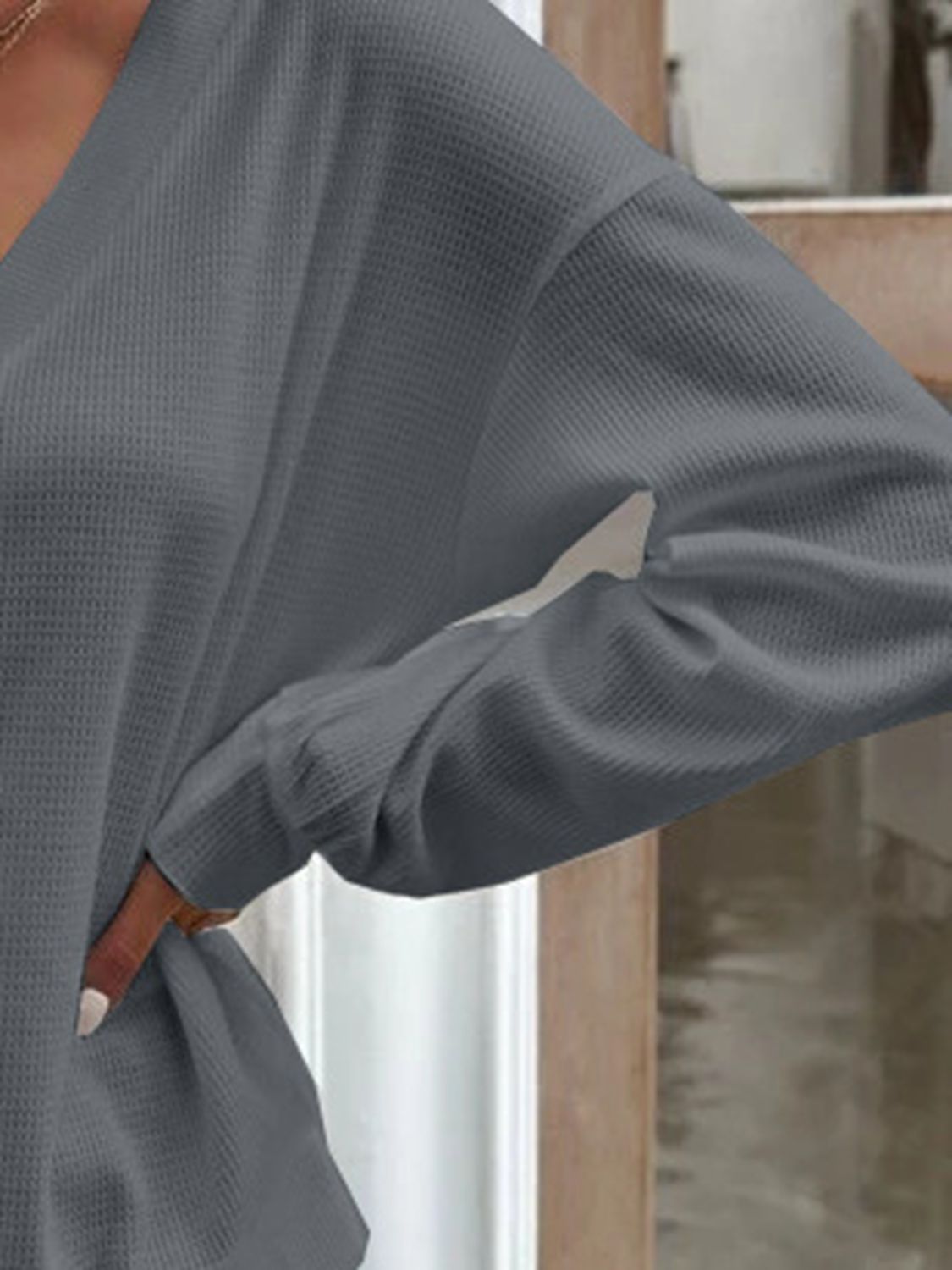 Dropped Shoulder Blouse