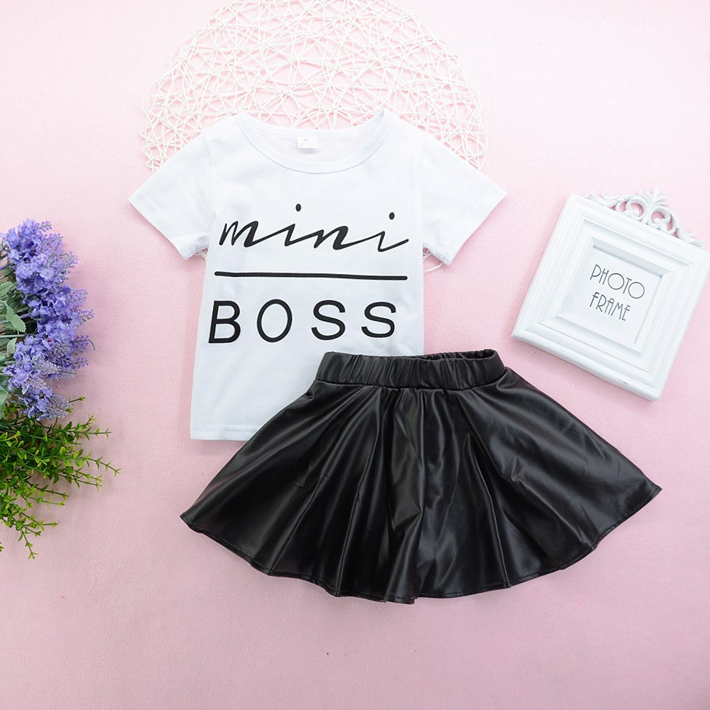 Mini Boss Tee & Skirt
