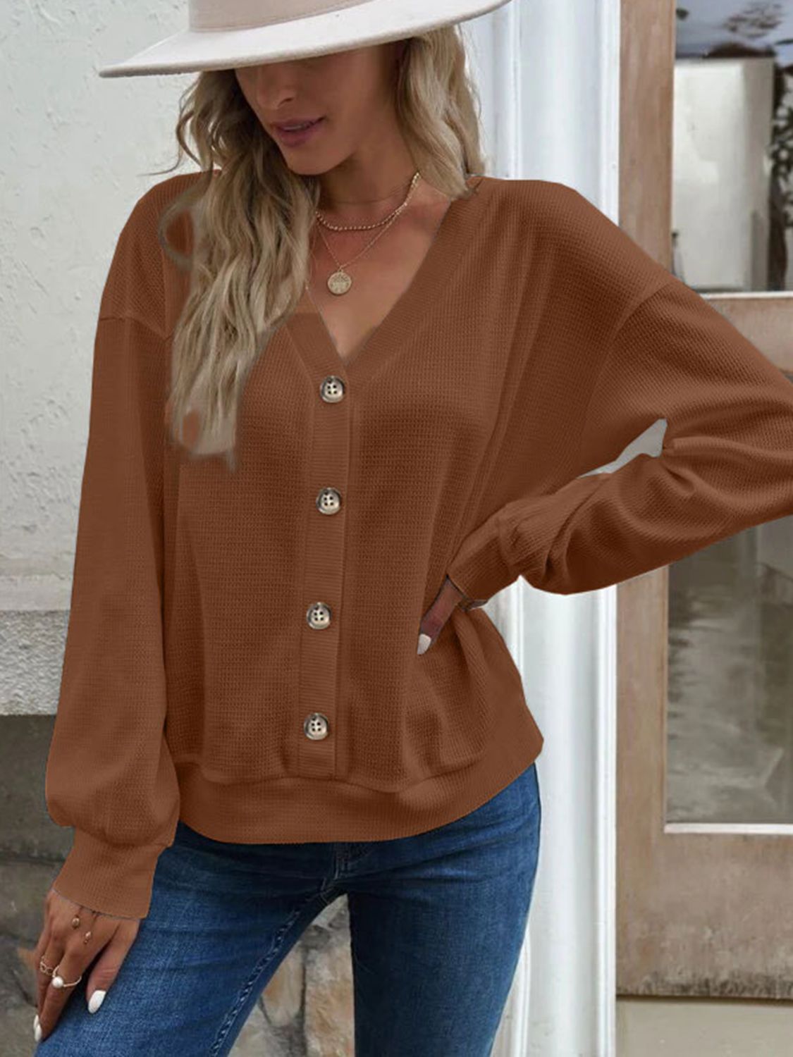 Dropped Shoulder Blouse