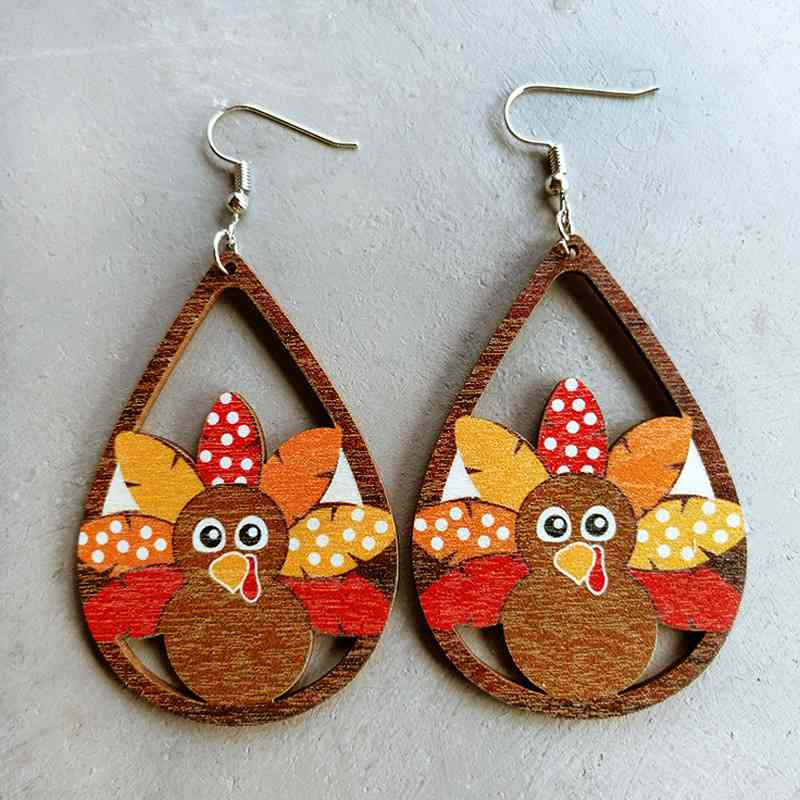 Thanksgiving Turkey Earrings