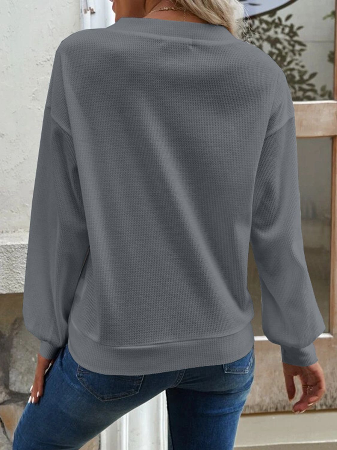 Dropped Shoulder Blouse