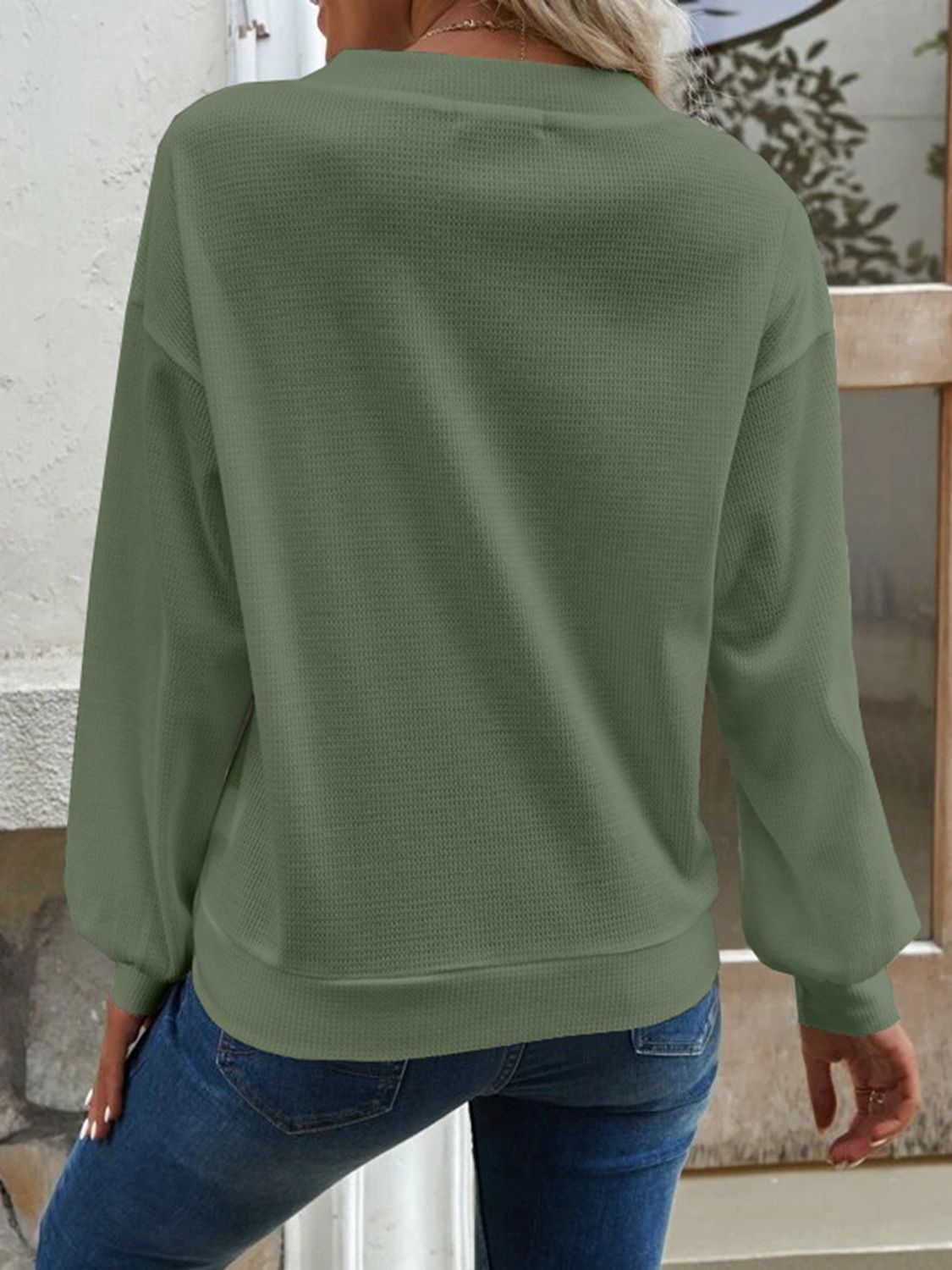 Dropped Shoulder Blouse