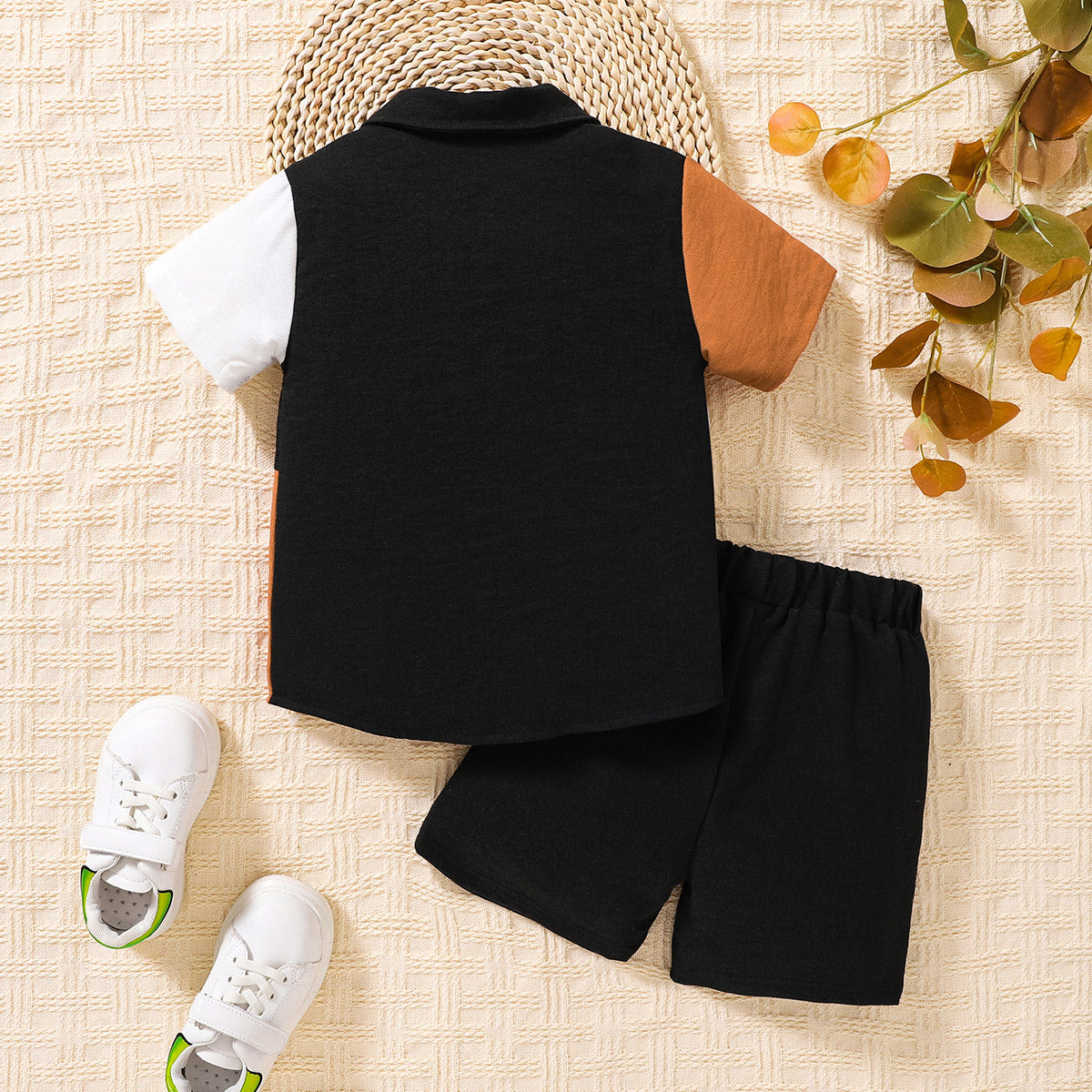 Shirt with pocket and Shorts Set