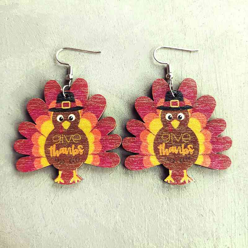 Thanksgiving Turkey Earrings